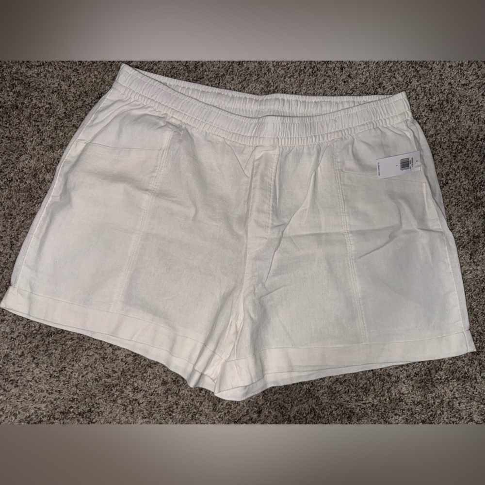 Old Navy Utility Blend Linen Shorts 3.5 inch inseam